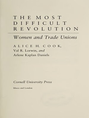 cover image of The Most Difficult Revolution